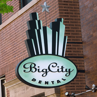 dentist signs customized outdoor signs Chicago 