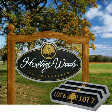 entrance signs for subdivision free standing signs chicago strata