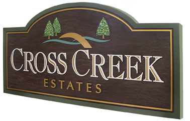 subdivision sign designs commercial sandblasted signs chicago strata